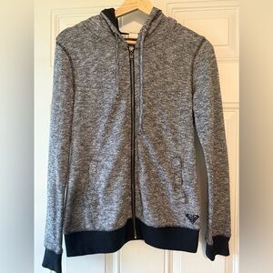 ROXY lightweight terry zip up hoodie jacket
